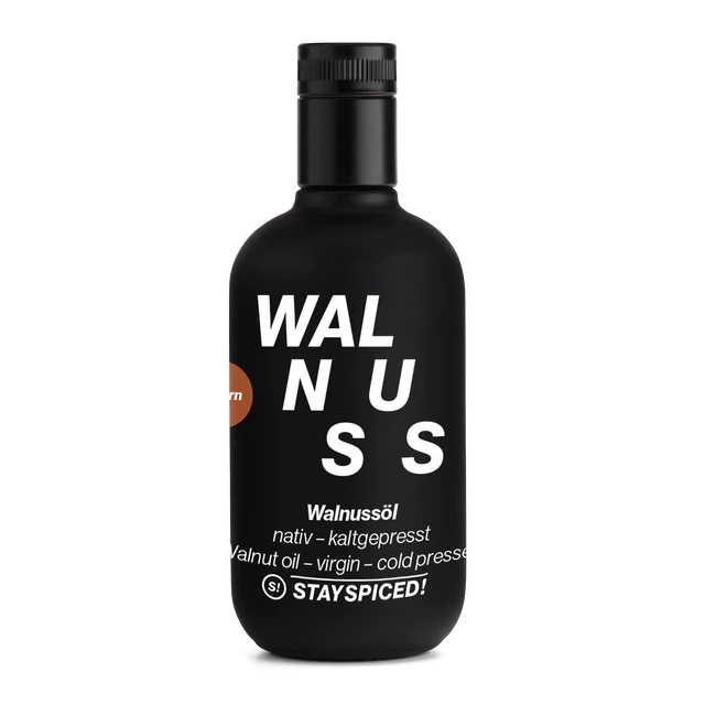 STAY SPICED | Walnussöl aus Bayern, 500ml Flasche