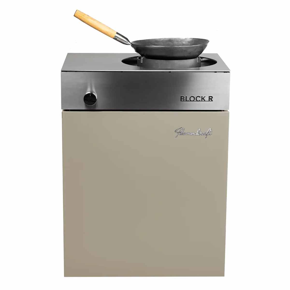 Flammkraft Block R | Gen. 5 | Wokbrenner | Taupe