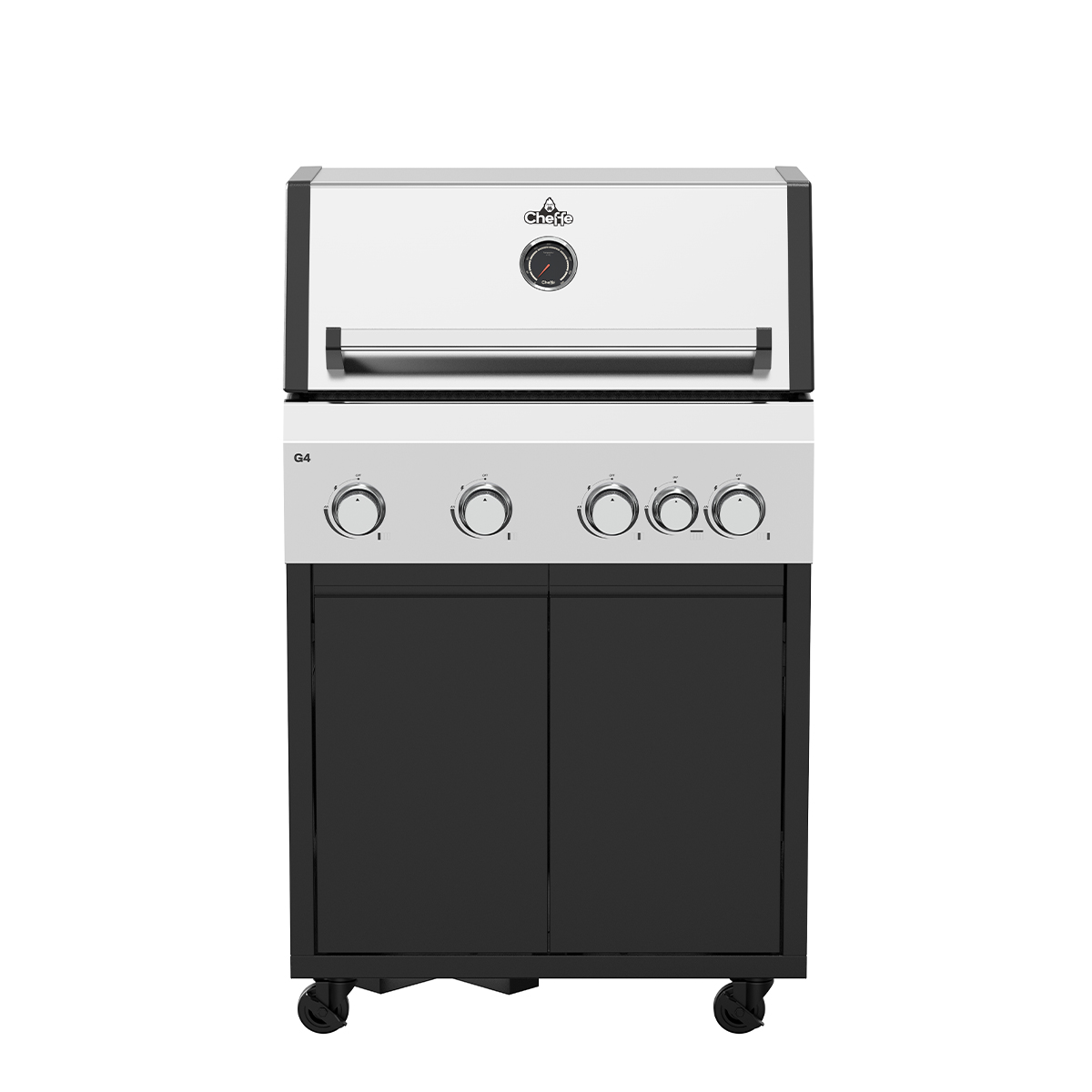 Cheffe G4 Modular-Grill XL200 – Basismodul+ Einzelmodul Kochfeld + Doppelmodul Stauraum