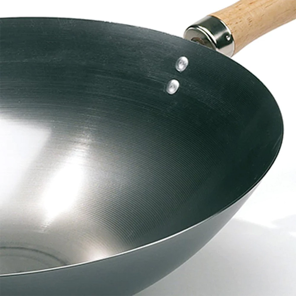 Hot Wok Pfanne 35 cm, Carbonstahl