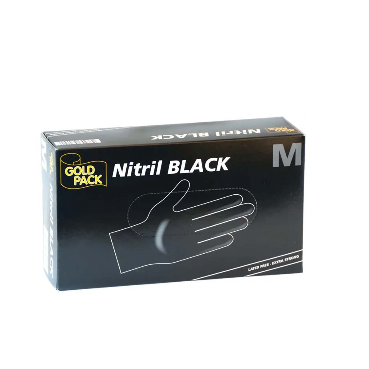 Delta | Nitril Einmal Handschuhe schwarz Medium