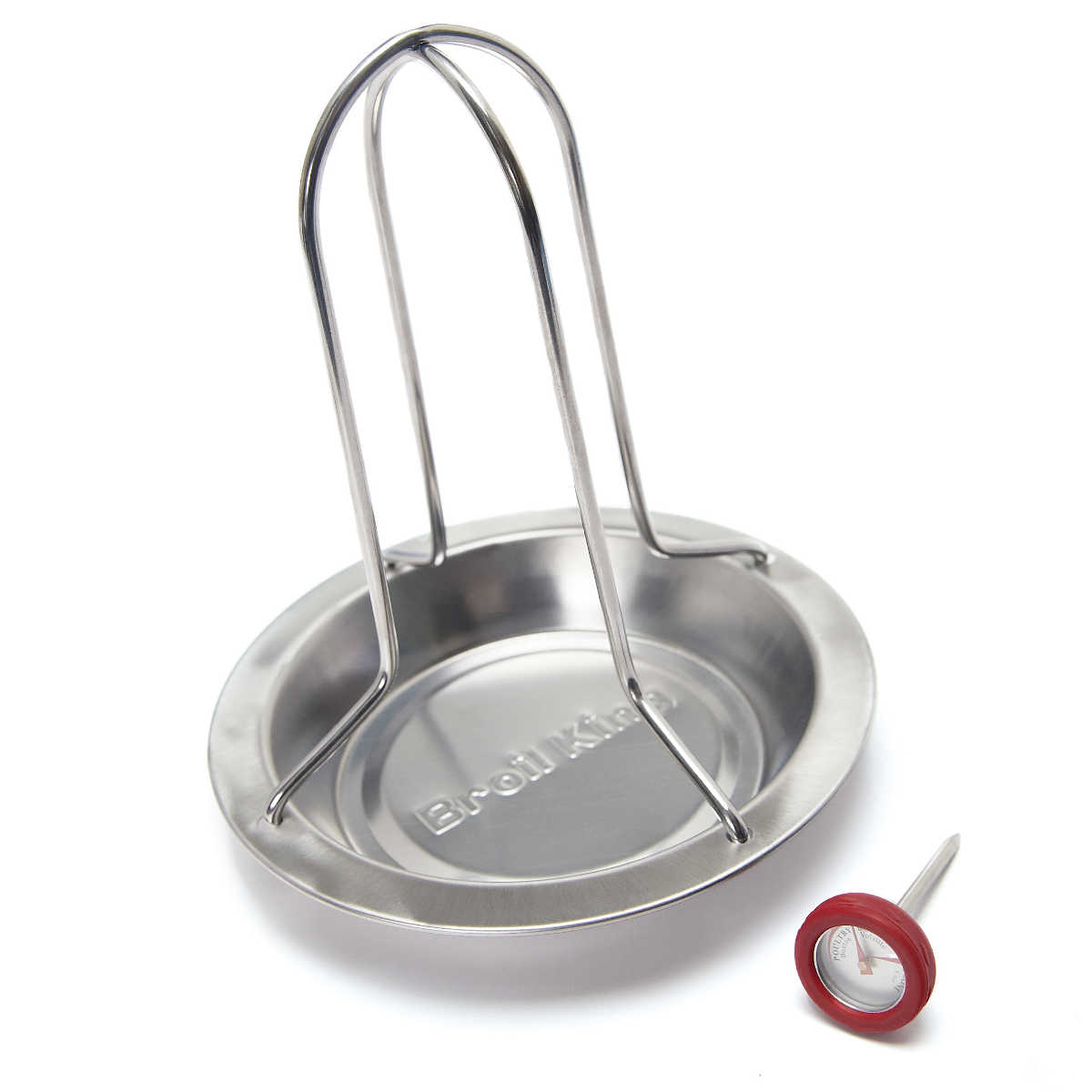 Broil King Hähnchenbratgestell mit Thermometer Broil King Hähnchenbratgestell mit Thermometer