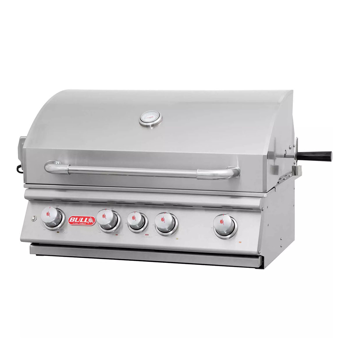 Bull Angus Gasgrillstation | 4 Brenner | Edelstahl | Infrarot Heckbrenner & Rotisserie