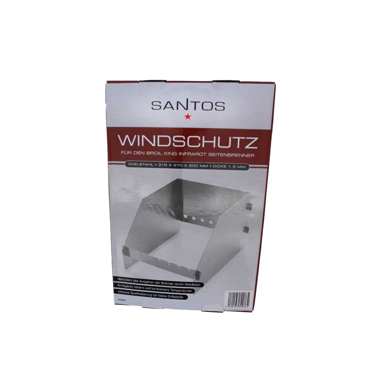 Santos Windschild fr Napoleon Rogue Seitenbrenner Santos Windschild fr Napoleon Rogue Seitenbrenner