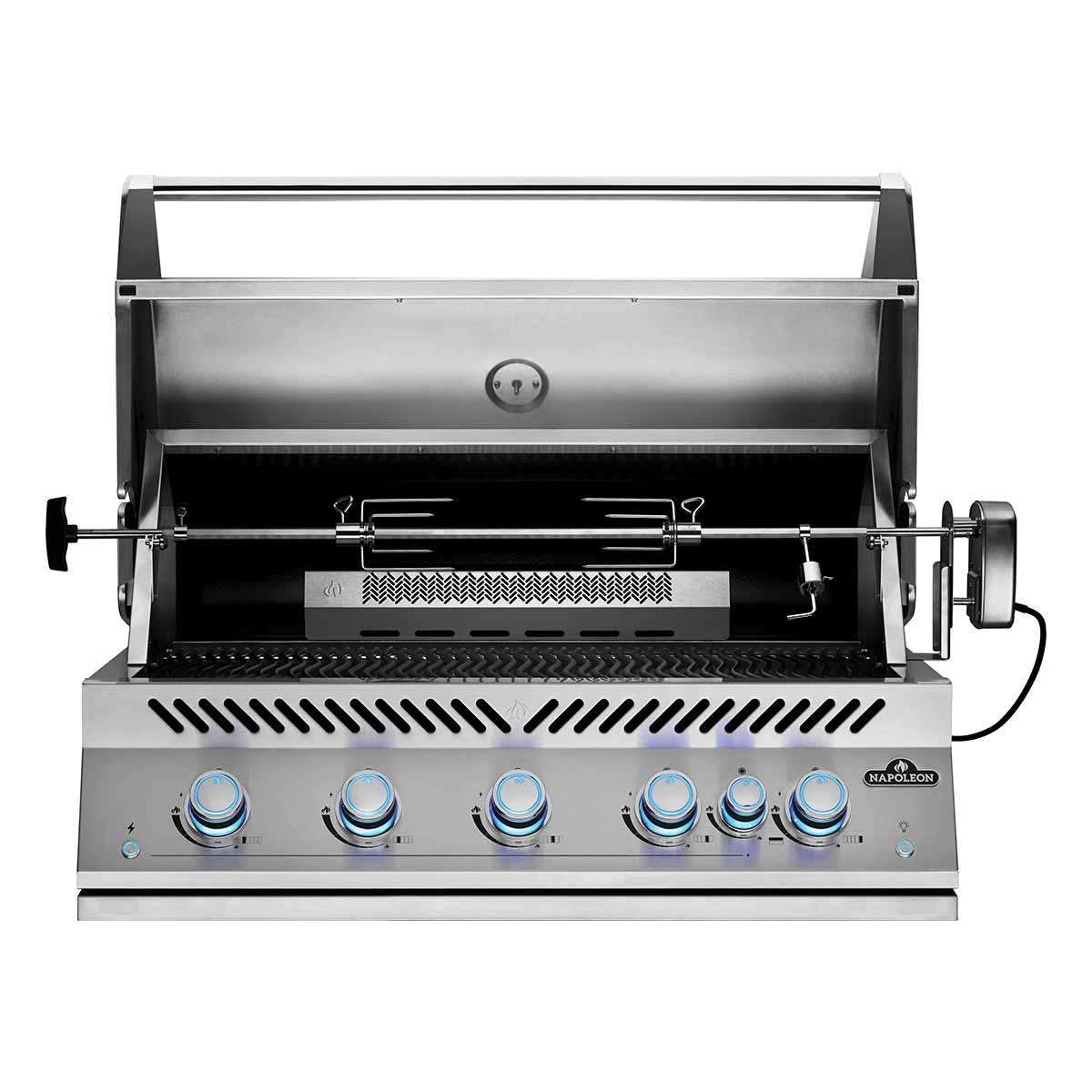 Napoleon Einbaugrill 700-Series 38", Edelstahl, inkl. Drehspieß