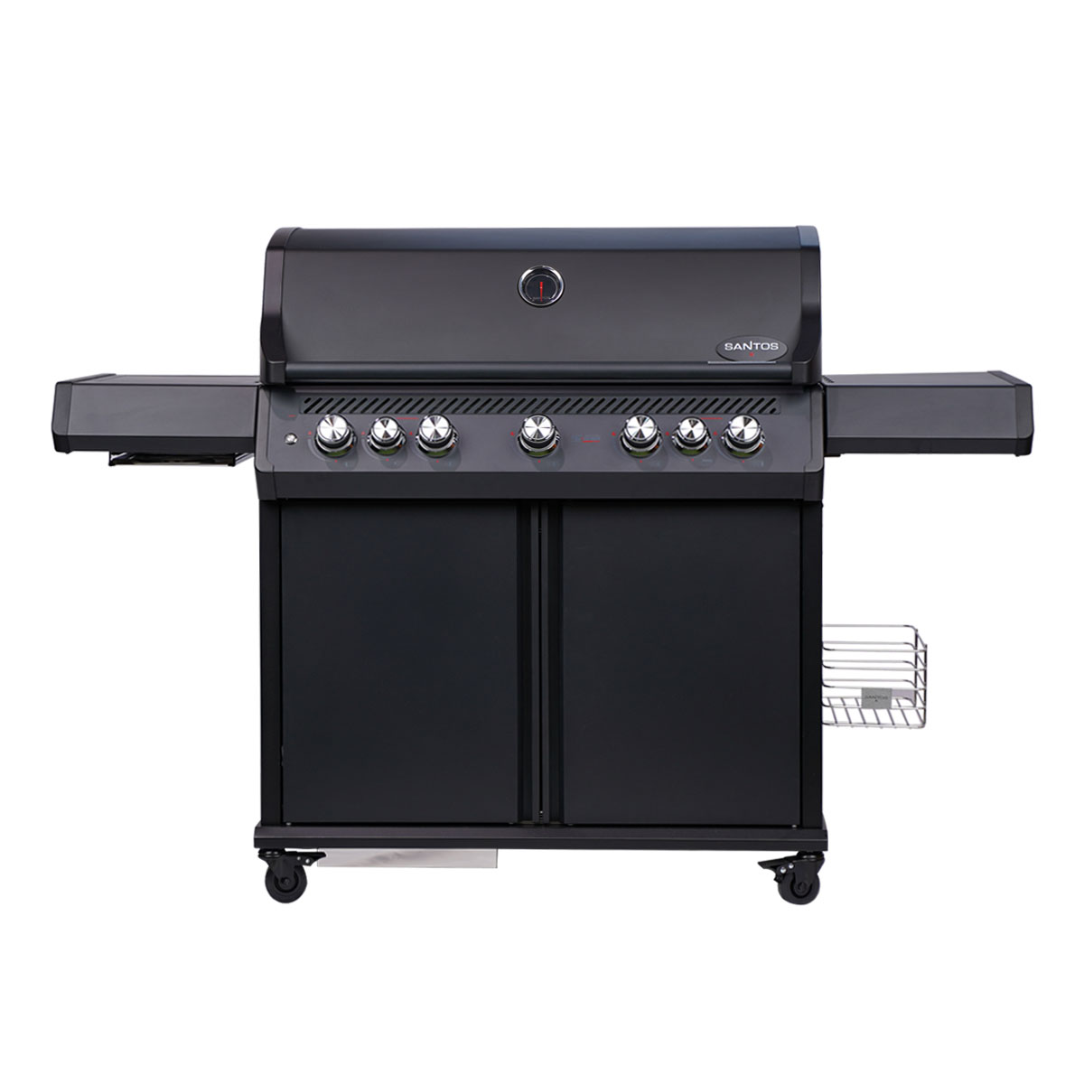 Santos S-518 PRO All Black Matt  | Seiten- & Heckbrenner