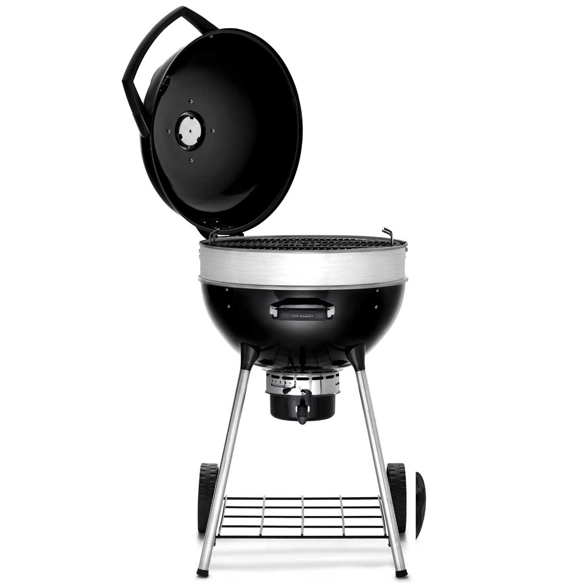 Napoleon PRO Premium Holzkohle Kugelgrilll, Ø 57cm, PRO22K-LEG-3 mit Deckelscharnier