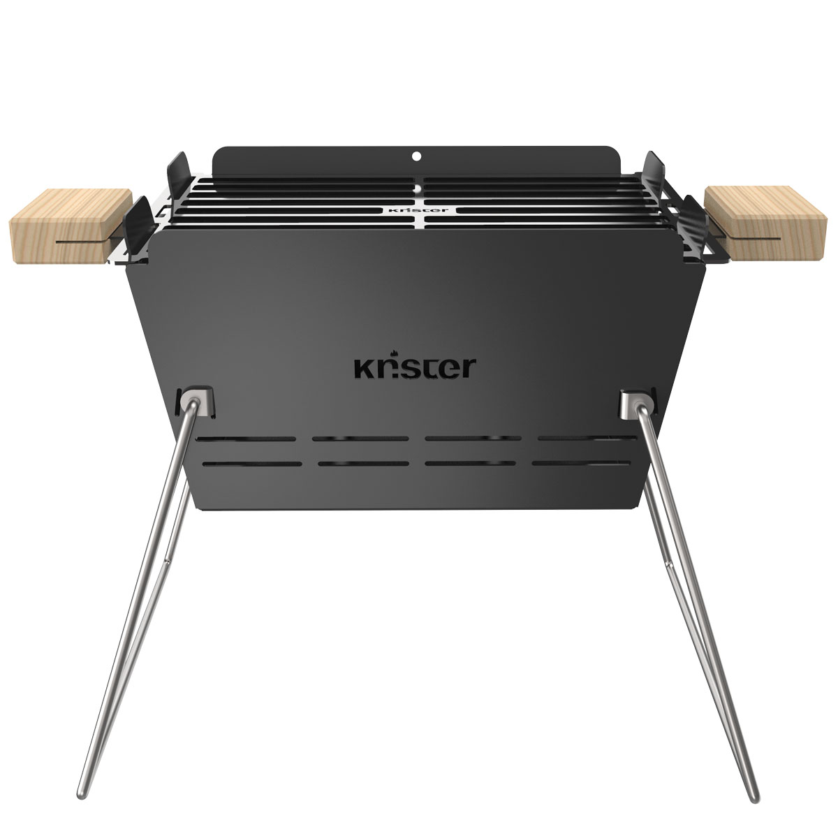 Knister Grill Small – tragbarer Holzkohlegrill