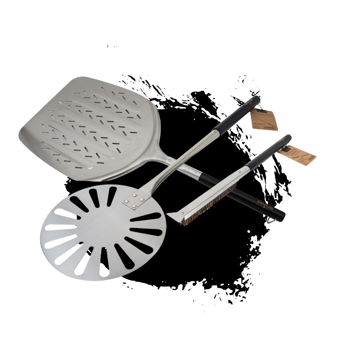 SANTOS Pizzaofen Zubehör Set – Alles für echte Pizza-Momente