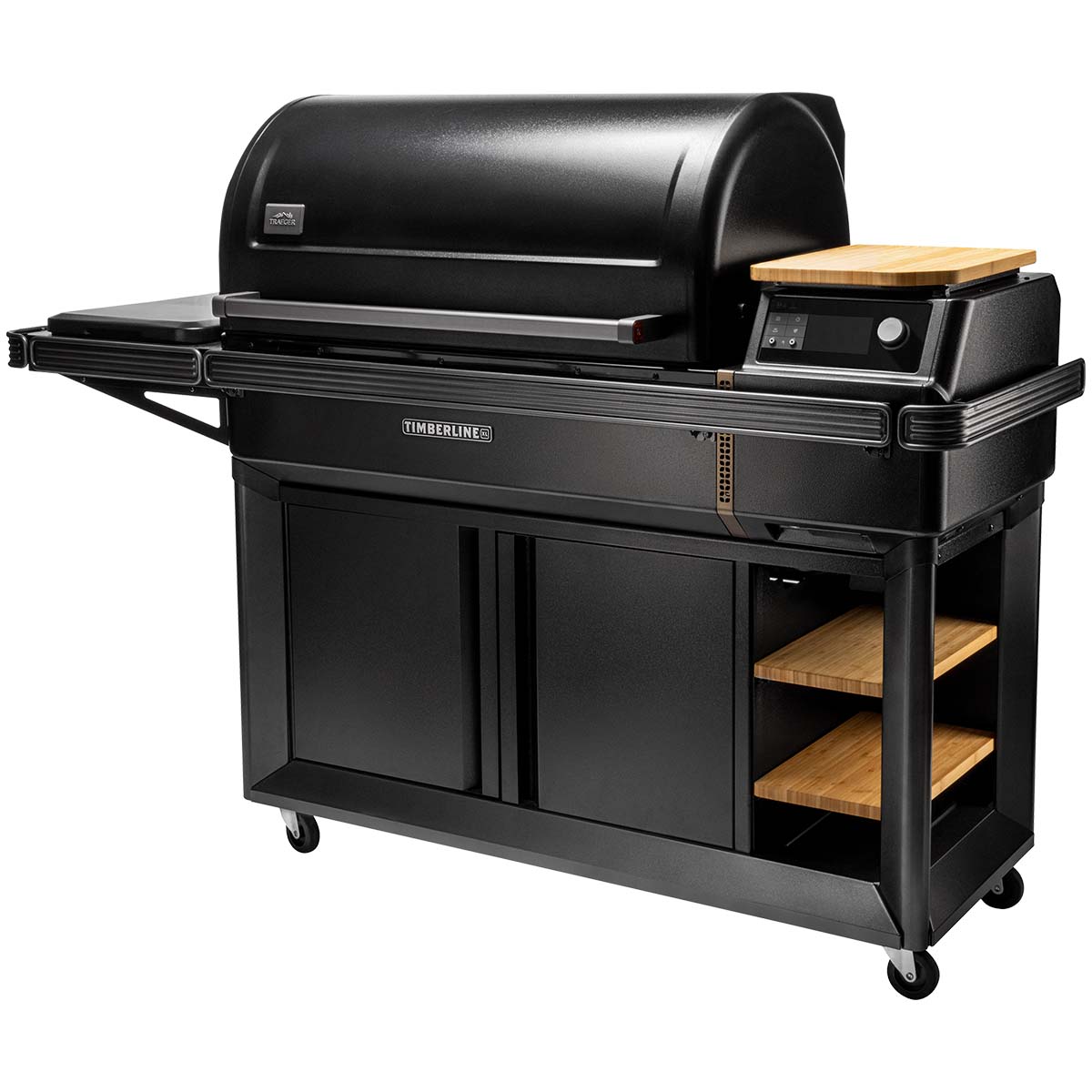 Traeger Pelletgrill Timberline XL, Schwarz Traeger Pelletgrill Timberline XL, Schwarz Seitenansicht