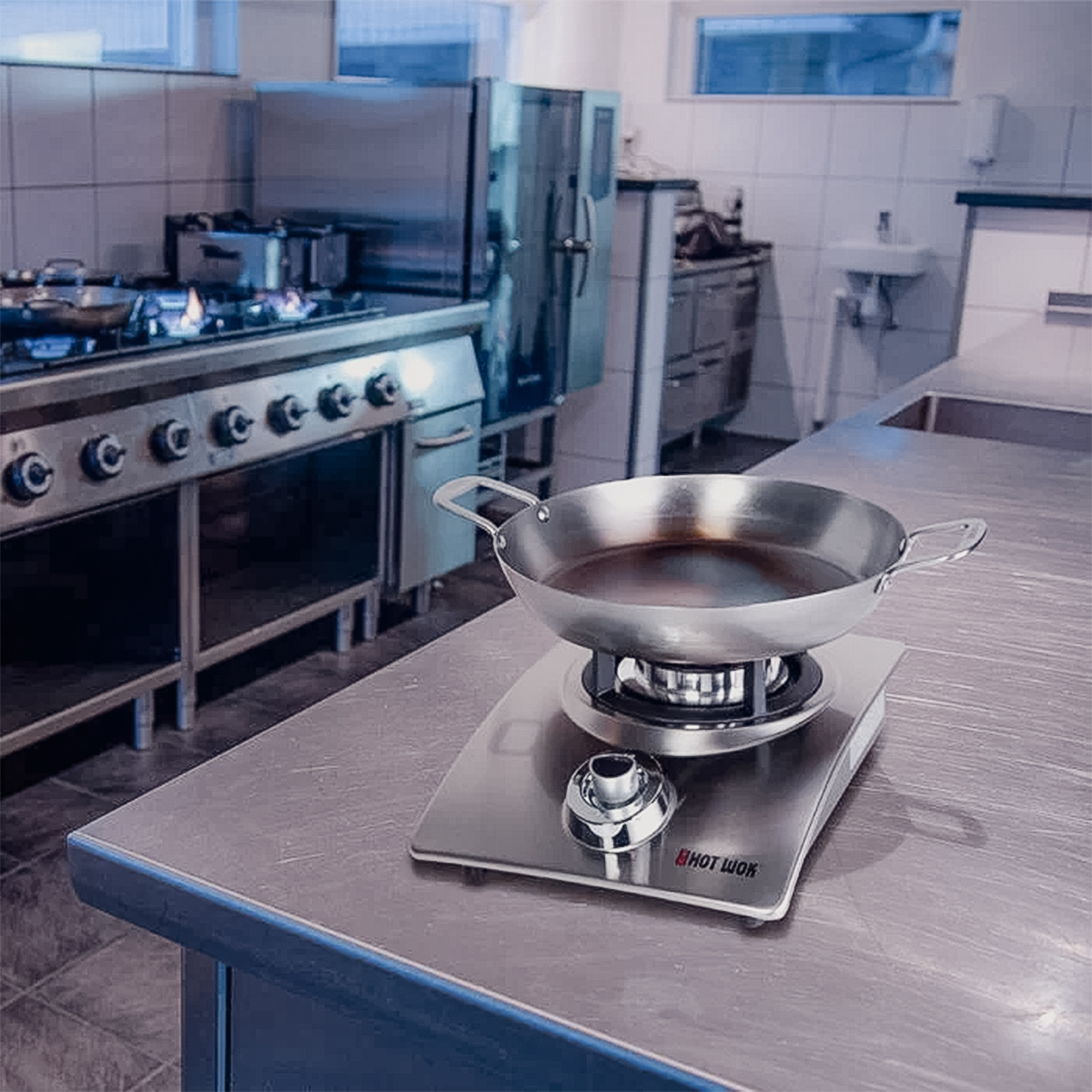 HOT WOK Paellapfanne aus Carbonstahl ø 30cm HOT WOK Paellapfanne aus Carbonstahl ø 30cm