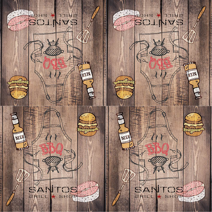 SANTOS Servietten BBQ 25x25 cm