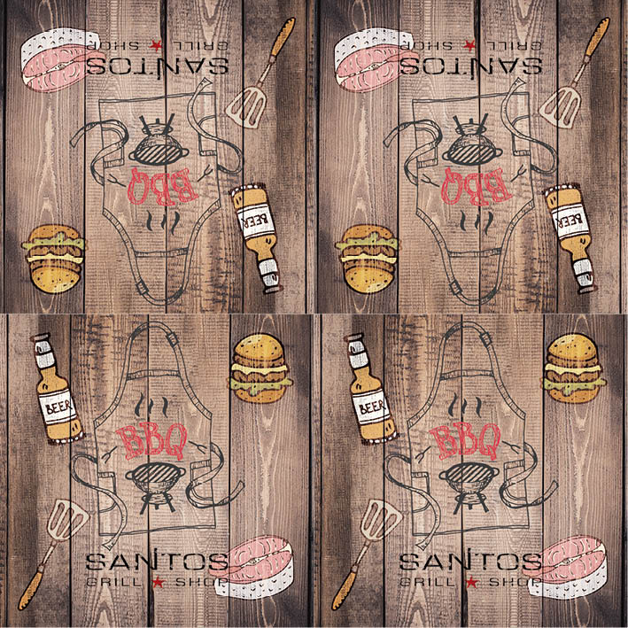 SANTOS Servietten BBQ 25x25 cm