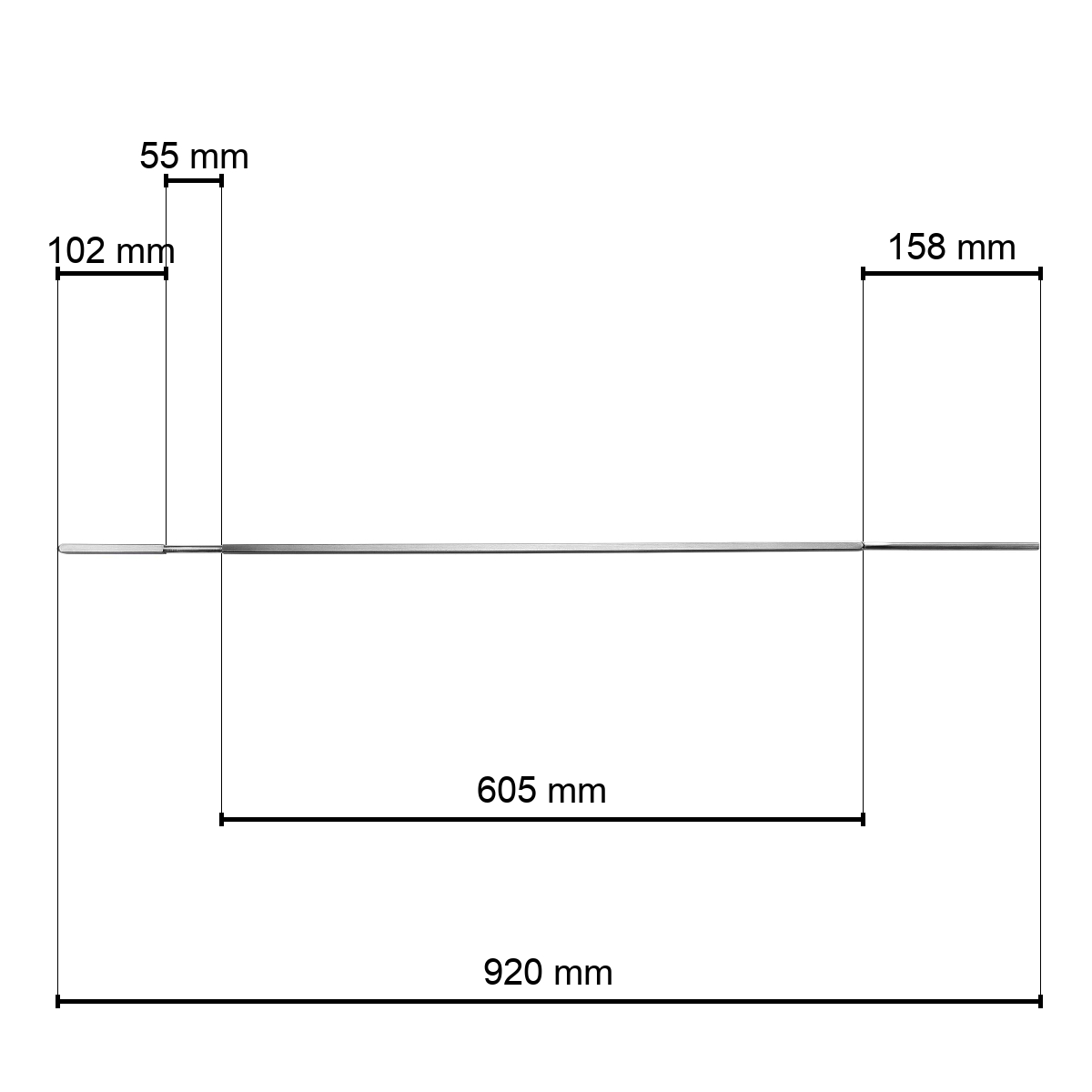 Univ. 920mm mit Halterung Napoleon LE