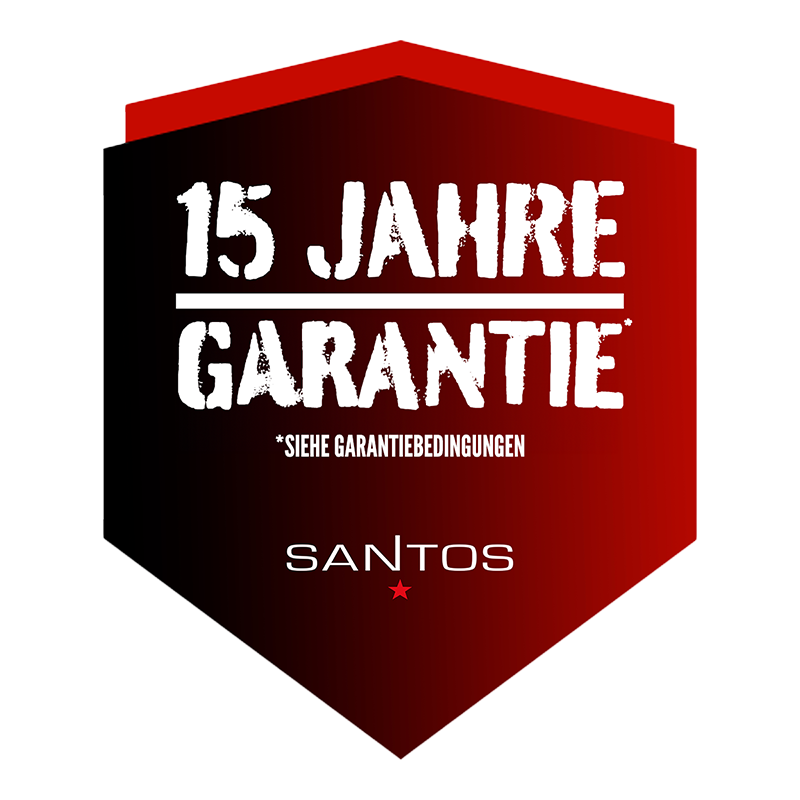 15 Jahre Garantie laut Garantiebedingungen