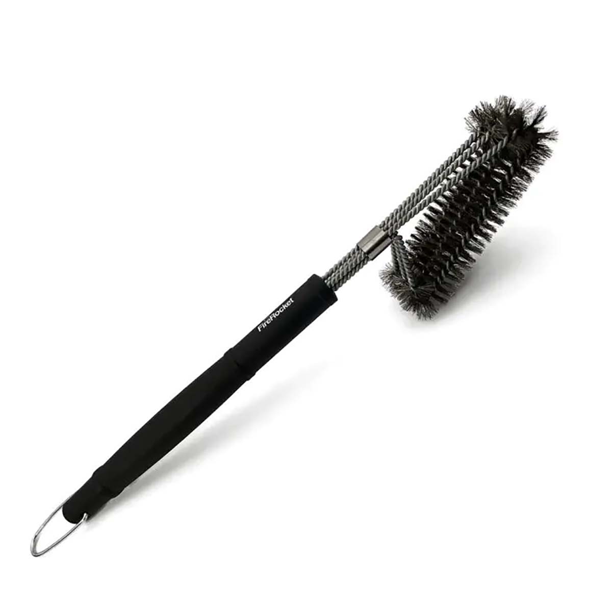 FireRocket Grillbürste 3-reihig Edelstahl, 45cm