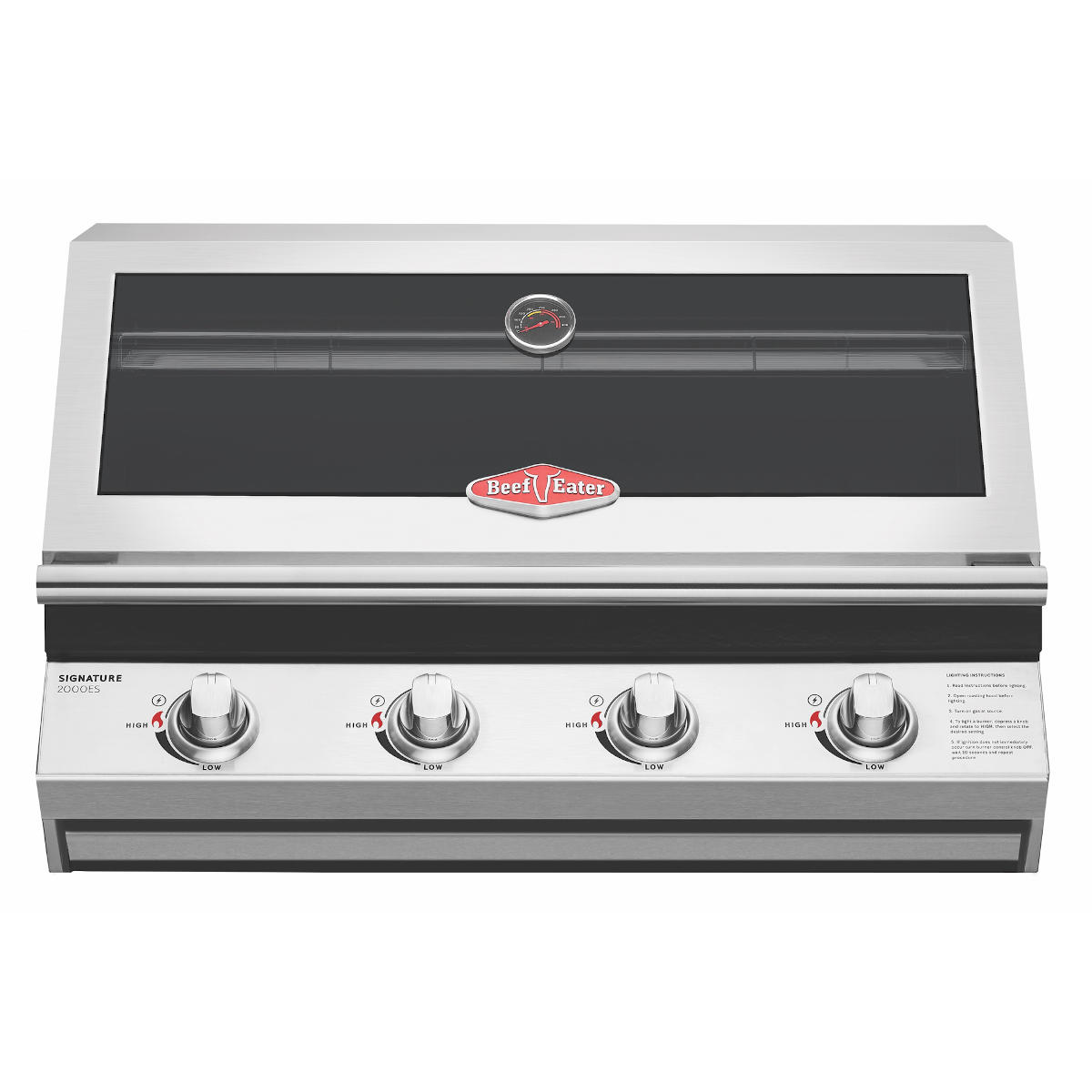 BeefEater 2000S Serie Einbaugrill mit 4 Brennern