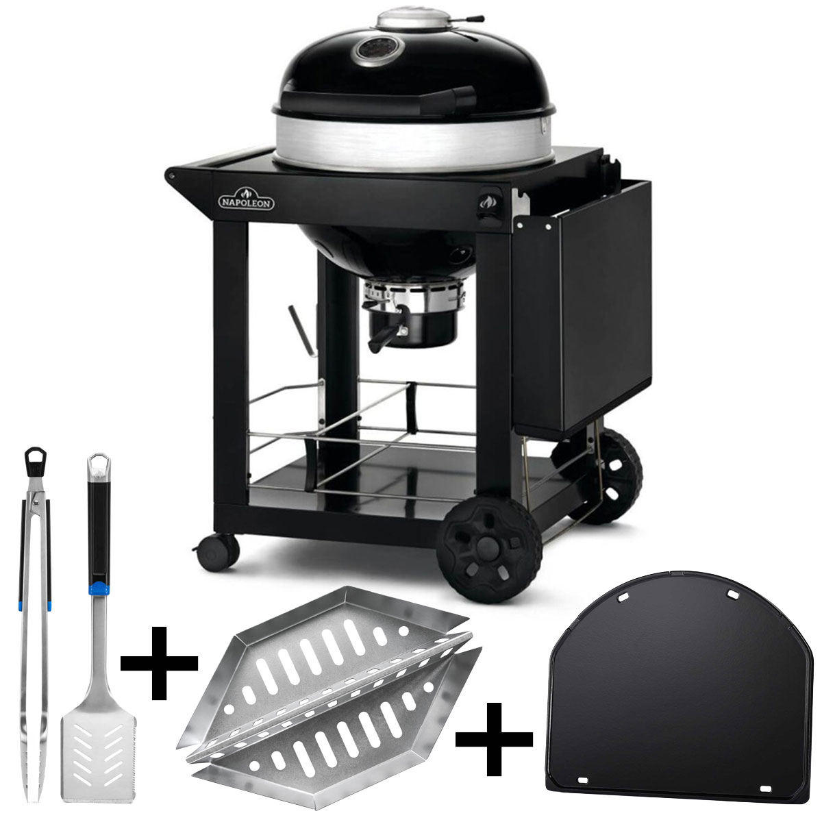 Napoleon Pro-Cart Holzkohle Kugelgrill - Bundle