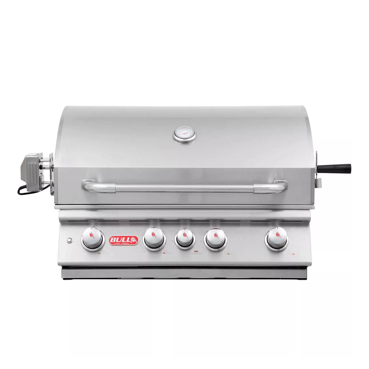 Bull Angus Gasgrillstation | 4 Brenner | Edelstahl | Infrarot Heckbrenner & Rotisserie