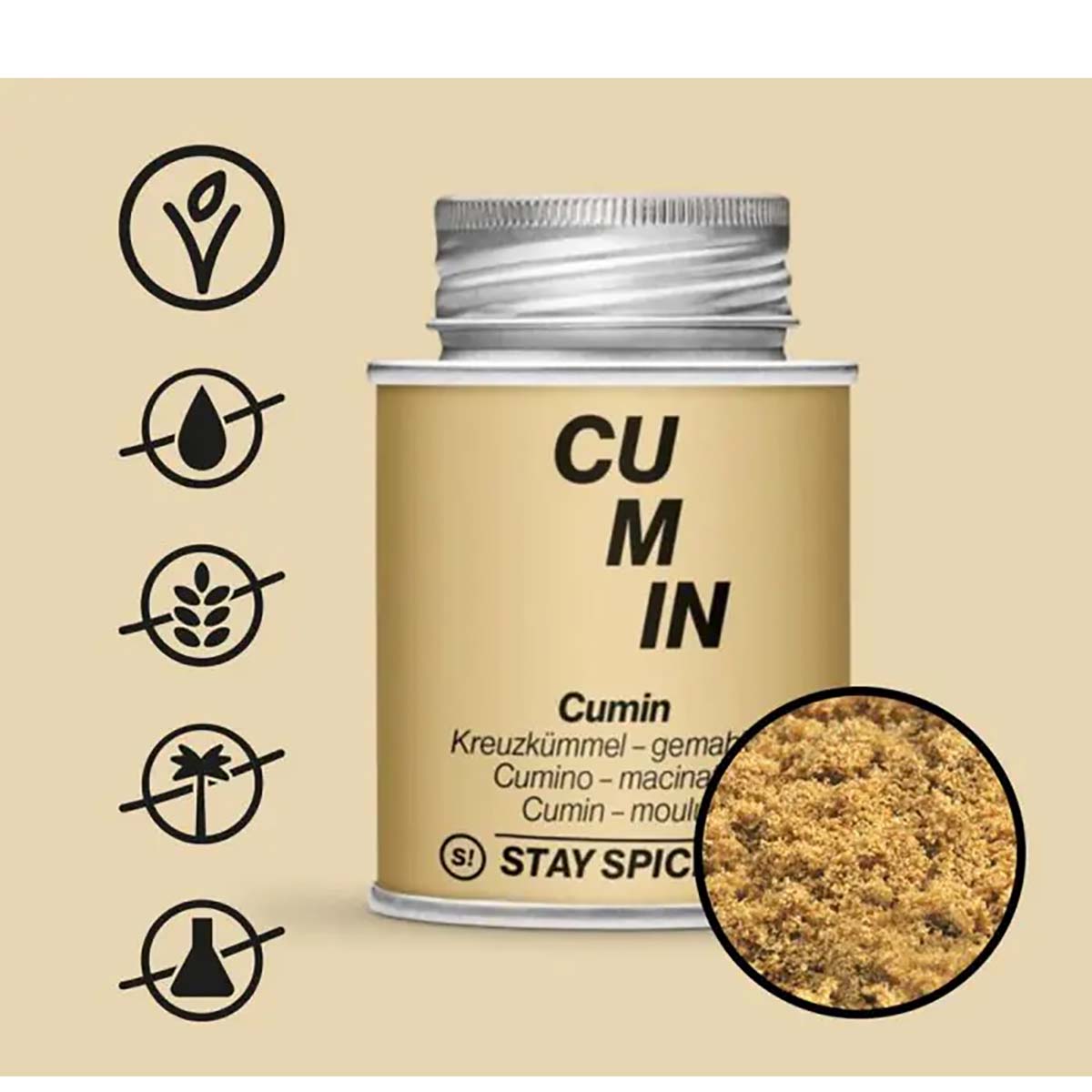 STAY SPICED !  Cumin - Kreuzkümmel gemahlen | 70 g