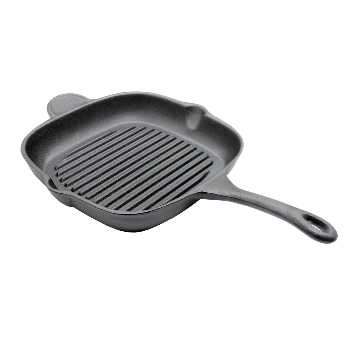 SANTOS Eckige Grillpfanne aus Gusseisen, 29 x 29 cm