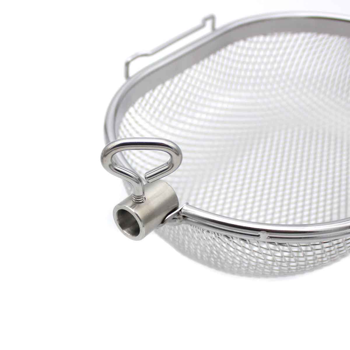SANTOS XS Drehspieß Korb Grillkorb für schmale Grills, Edelstahl | Retoure