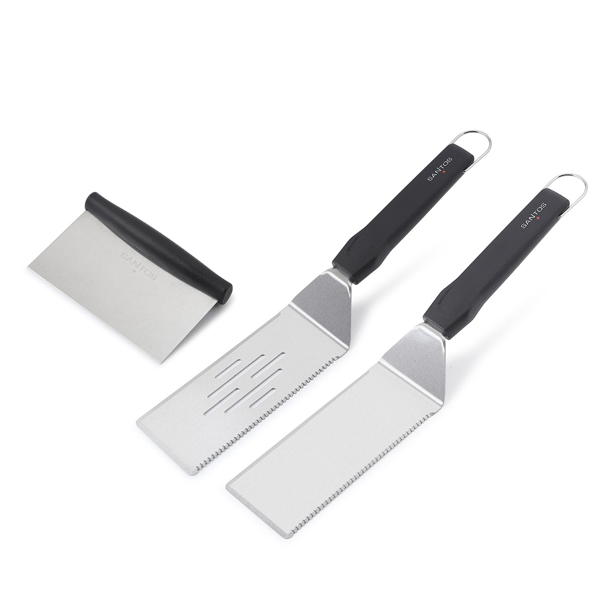 SANTOS Grillspachtel Plancha-Set, 3-teilig