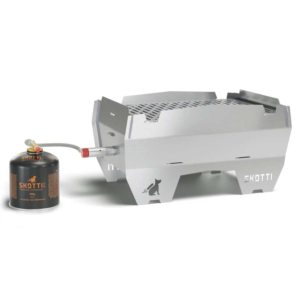 Skotti Grill 2.0 – Steckbarer Edelstahl Gasgrill