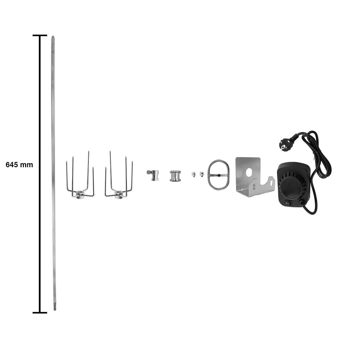 SANTOS Premium Drehspieß für Napoleon Rogue 365er SANTOS Premium Drehspieß für Napoleon Rogue 365er