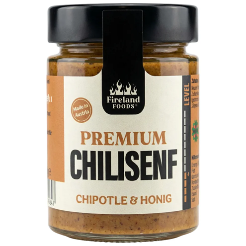 Chilisenf Chipotle & Honig, 180g