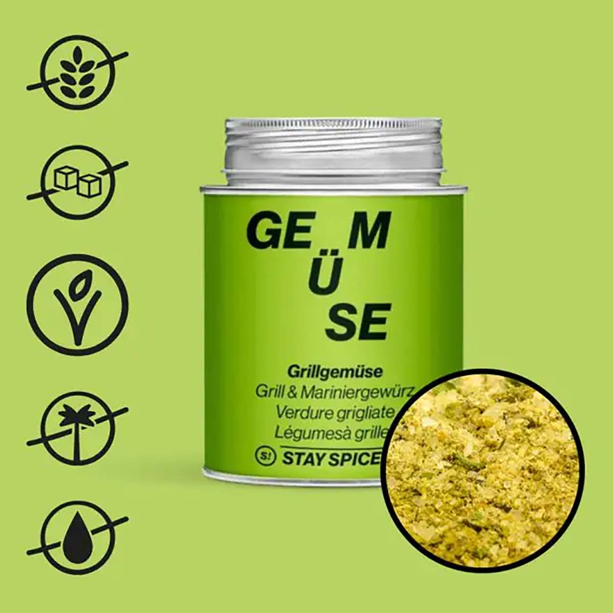STAY SPICED !  Grillgemüse - Grill- und Mariniergewürz | 600 g