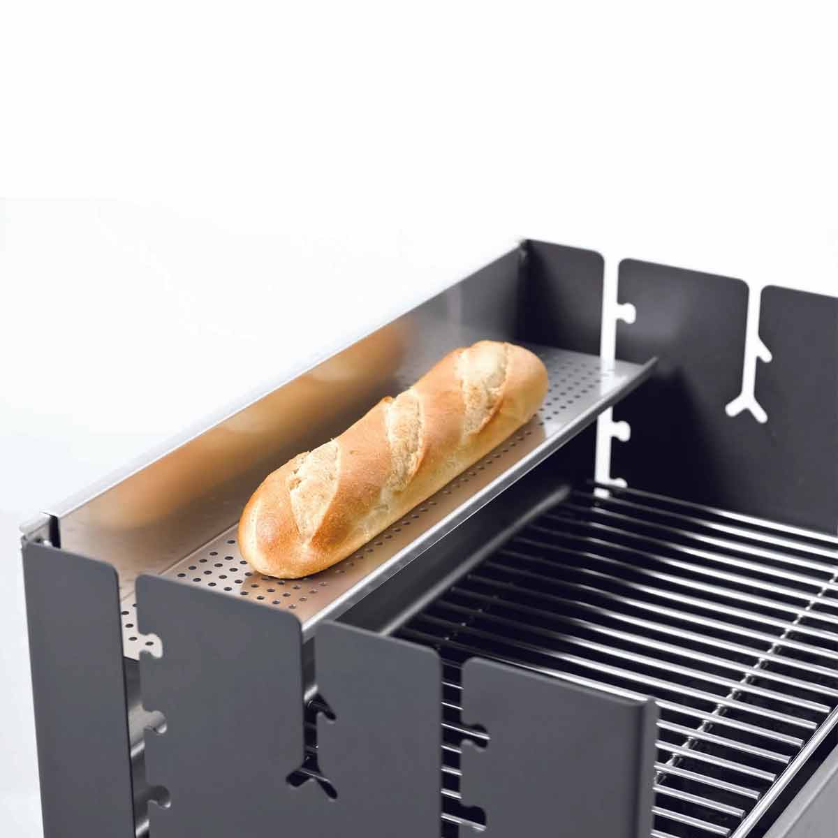 Martinsen Universalablage für Martinsen Holzkohlegrills 7100, 7200, 7400, 5300 und 5000.
