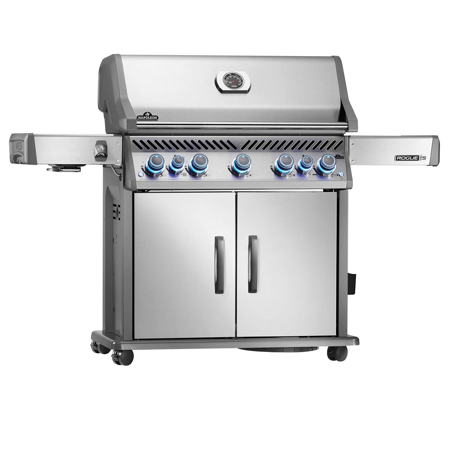 Napoleon Rogue PRO-S 625 mit Edelstahl Rosten | Edelstahl | inkl. SANTOS XXL Plancha