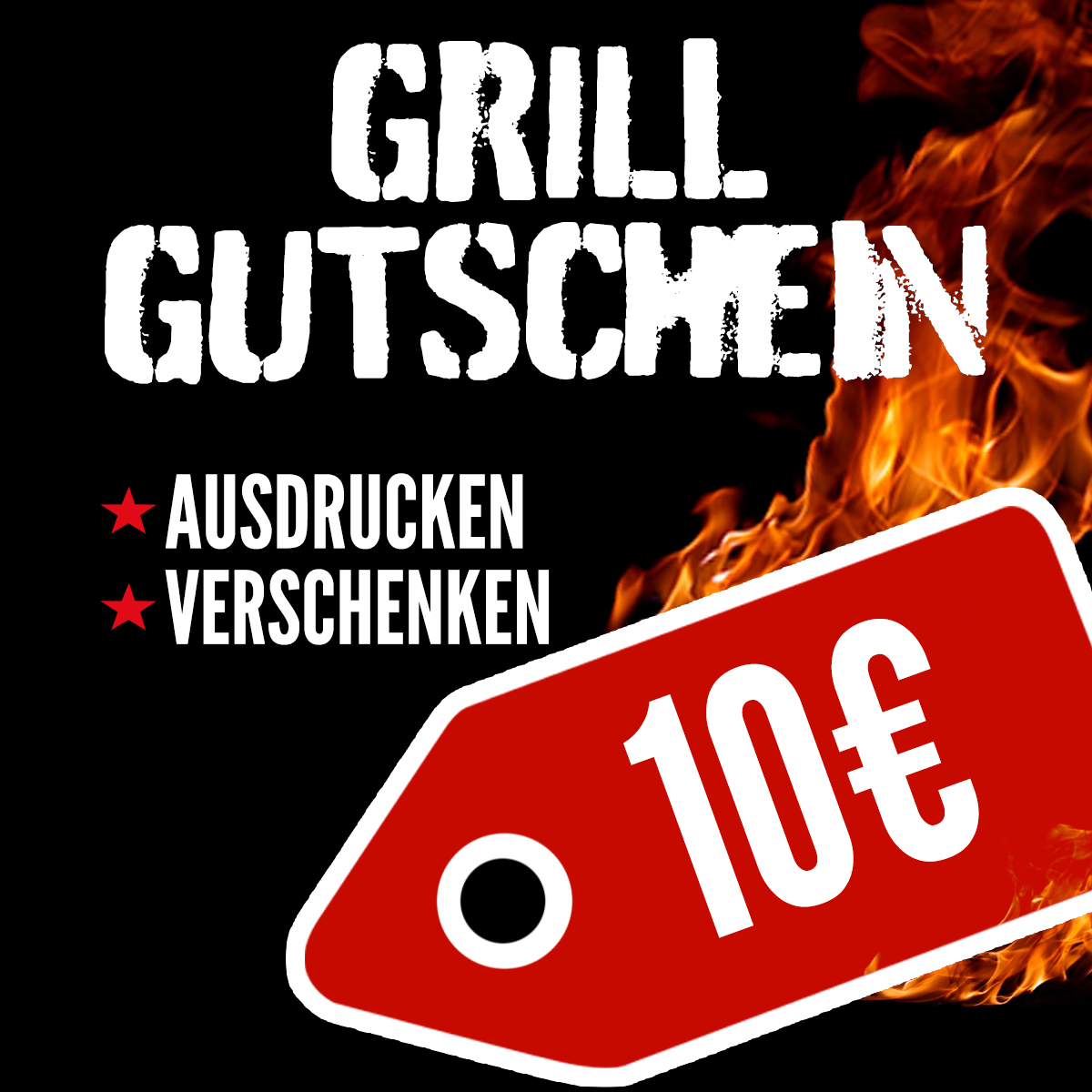 Geschenkgutschein Grillshop im Wert von 10,00 Euro (PDF)