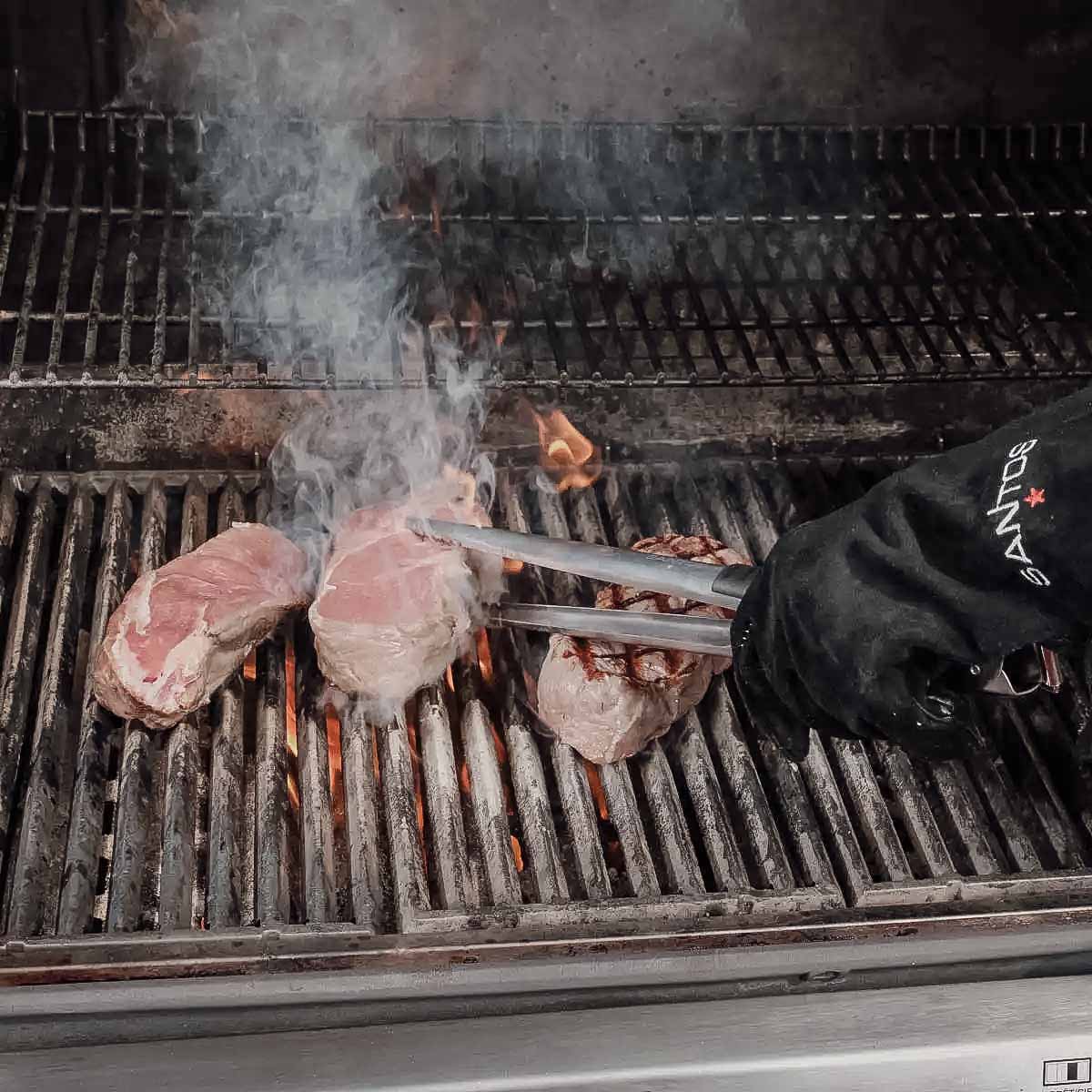 SANTOS BBQ-Grillbesteck | 3-teilig | Retoure