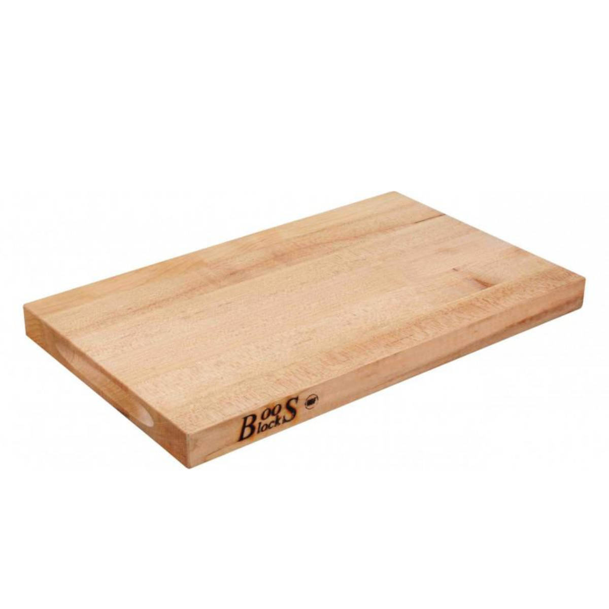Boos Blocks Schneidebrett ChefLite 213 SG, Ahorn mit Griffmulden 46x31x3 cm