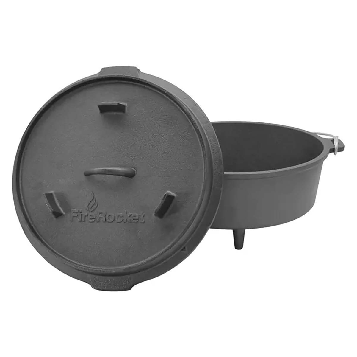 FireRocket Dutch Oven 6qt | 5,5L | mit Füßen