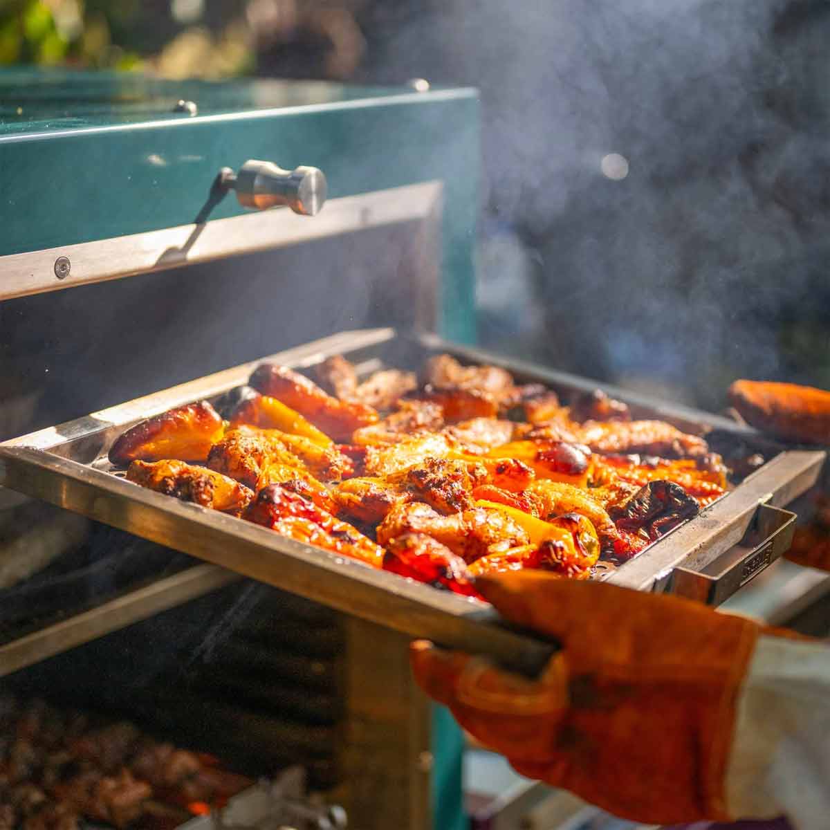Charlie Oven gelochte Plancha