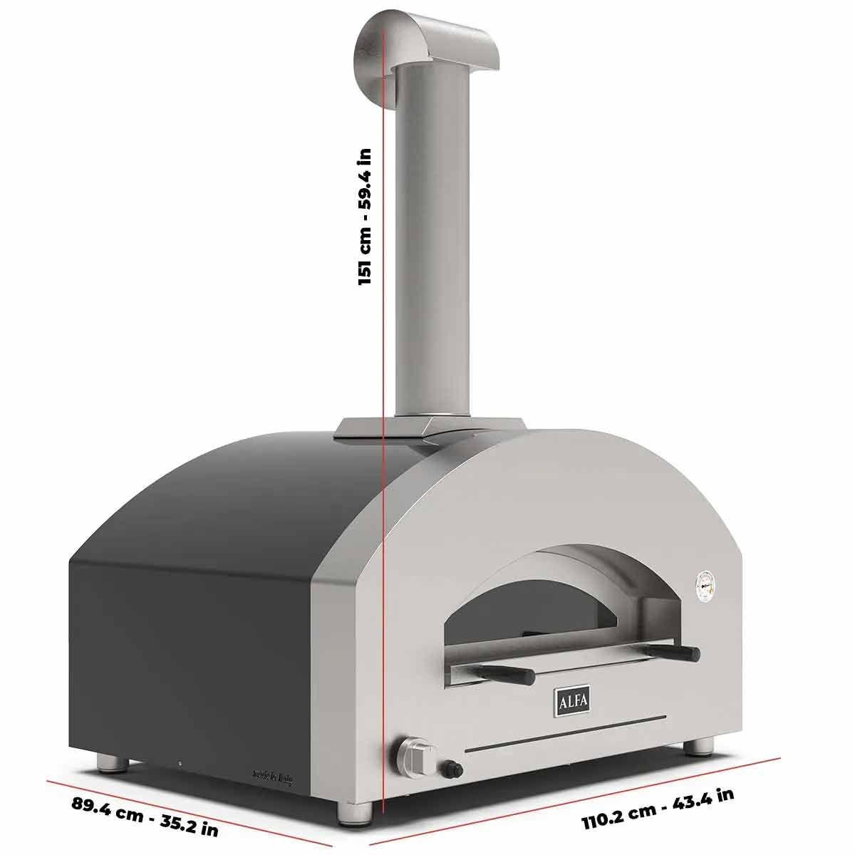 Alfa Forni Gas Pizzaofen Futuro 4 Pizze