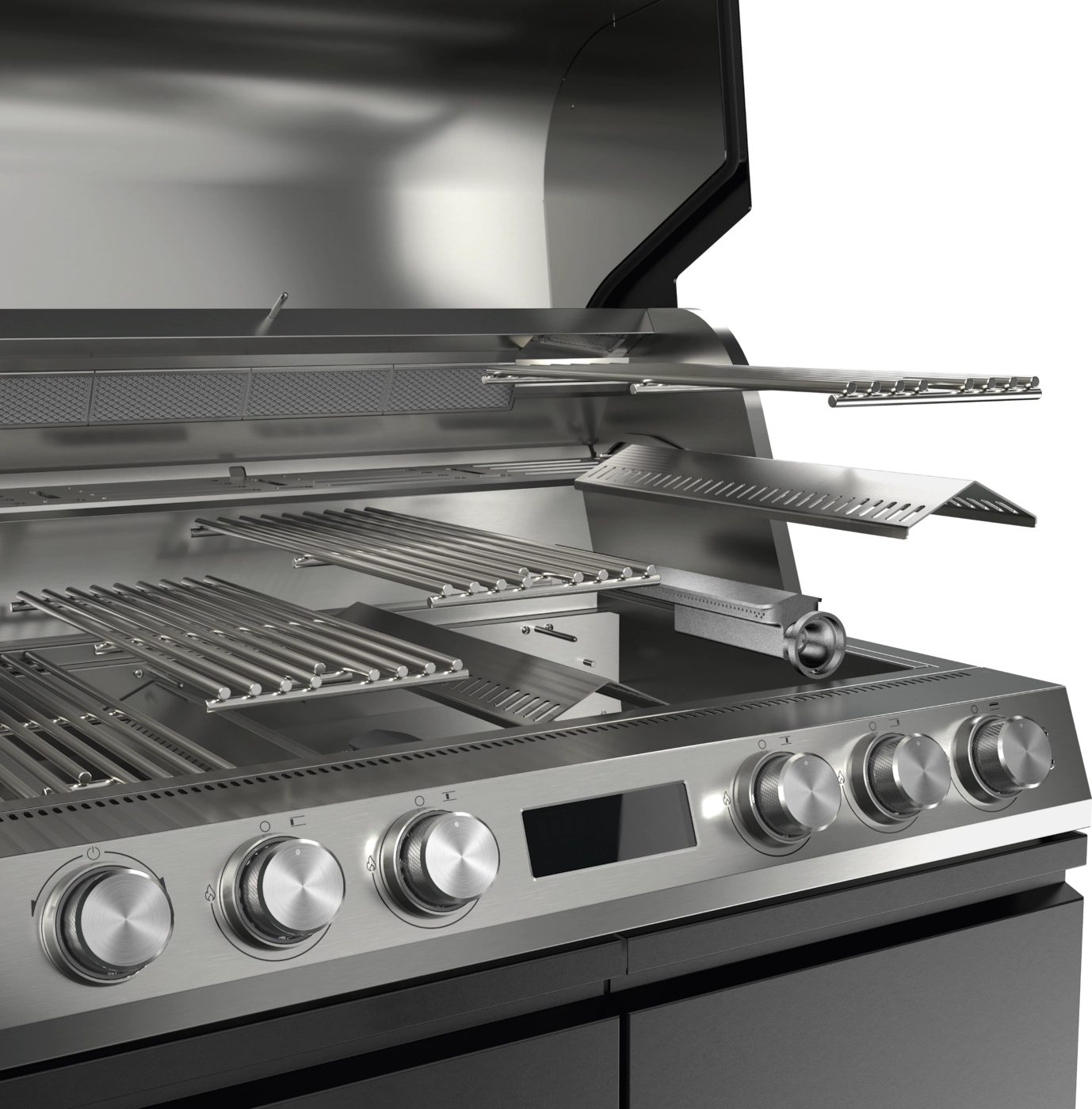 Miele Fire Pro L 4 PB – 4 Brenner und Regalboden – Gasgrill