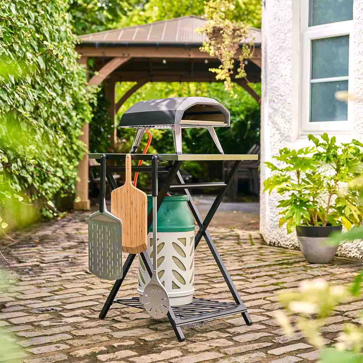 Ooni Klapptisch für Ooni Öfen Edelstahl 57,5  x 70 x 90 cm