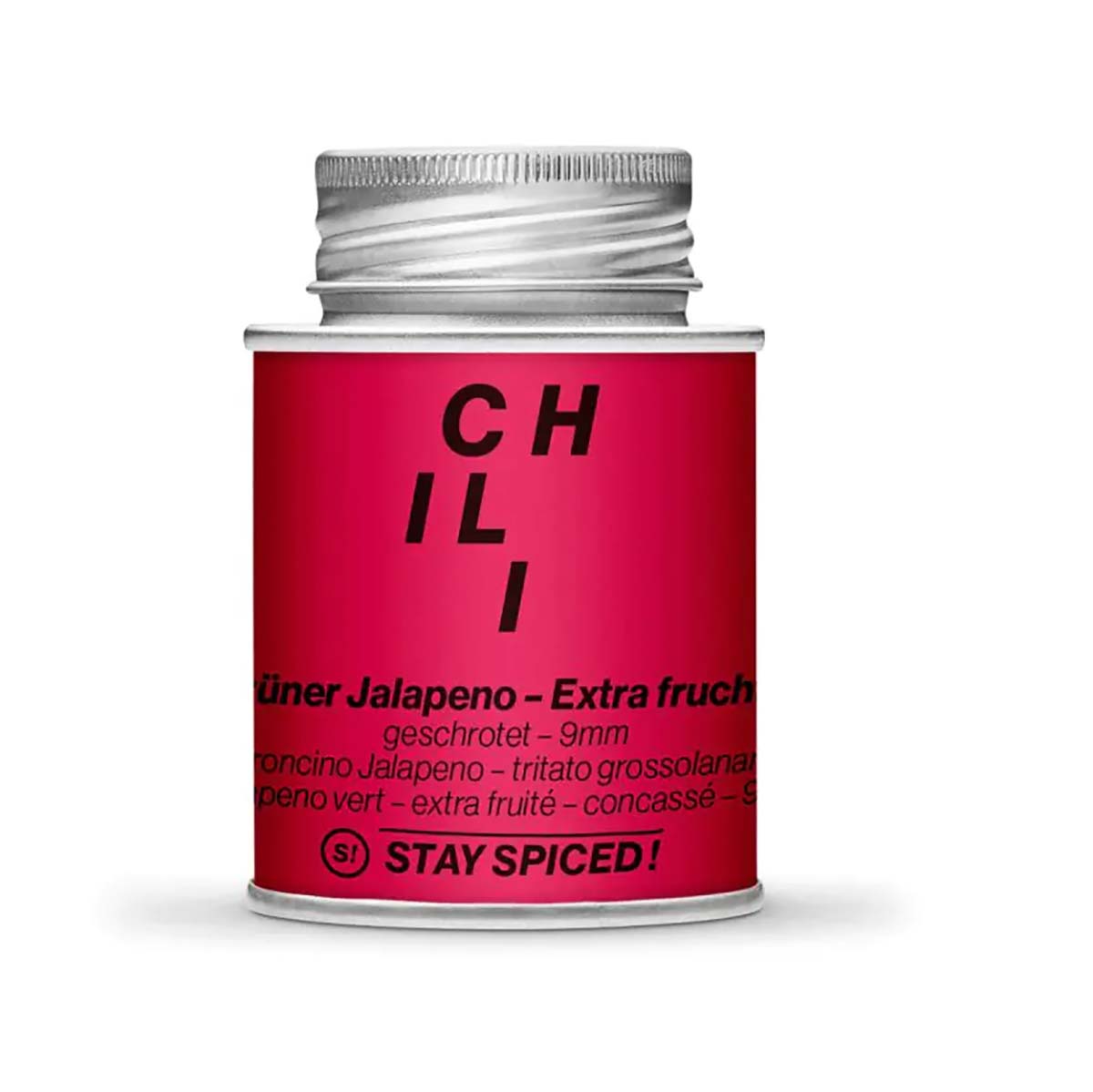 STAY SPICED !  Jalapeno Chili grün geschrotet| 40 g