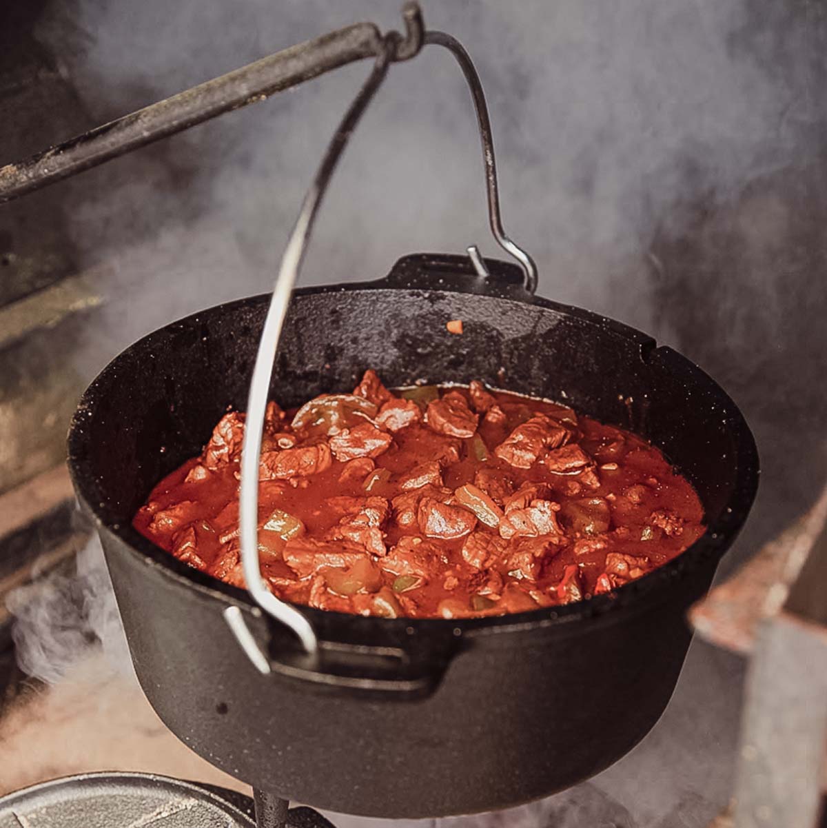 SANTOS Dutch Oven Feuertopf Schmortopf Camp Oven ca. 8 Liter / 9 Qt mit Füßen SANTOS Dutch Oven Feuertopf Schmortopf Camp Oven ca. 8 Liter / 9 Qt mit Füßen