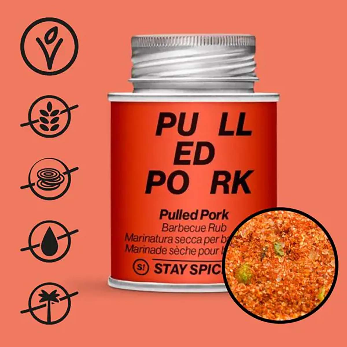 STAY SPICED !  Pulled Pork - Barbecue Rub | 80 g