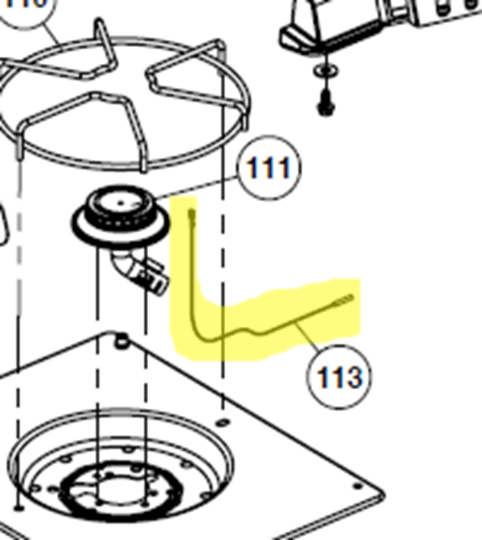 Broil King Zündkabel Seitenkochplatte VERS. SERIEN Broil King Zündkabel Seitenkochplatte VERS. SERIEN