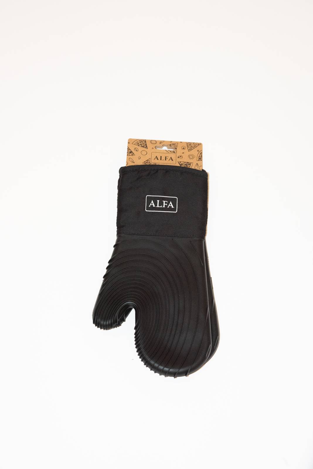 Ofenhandschuhe, schwarz