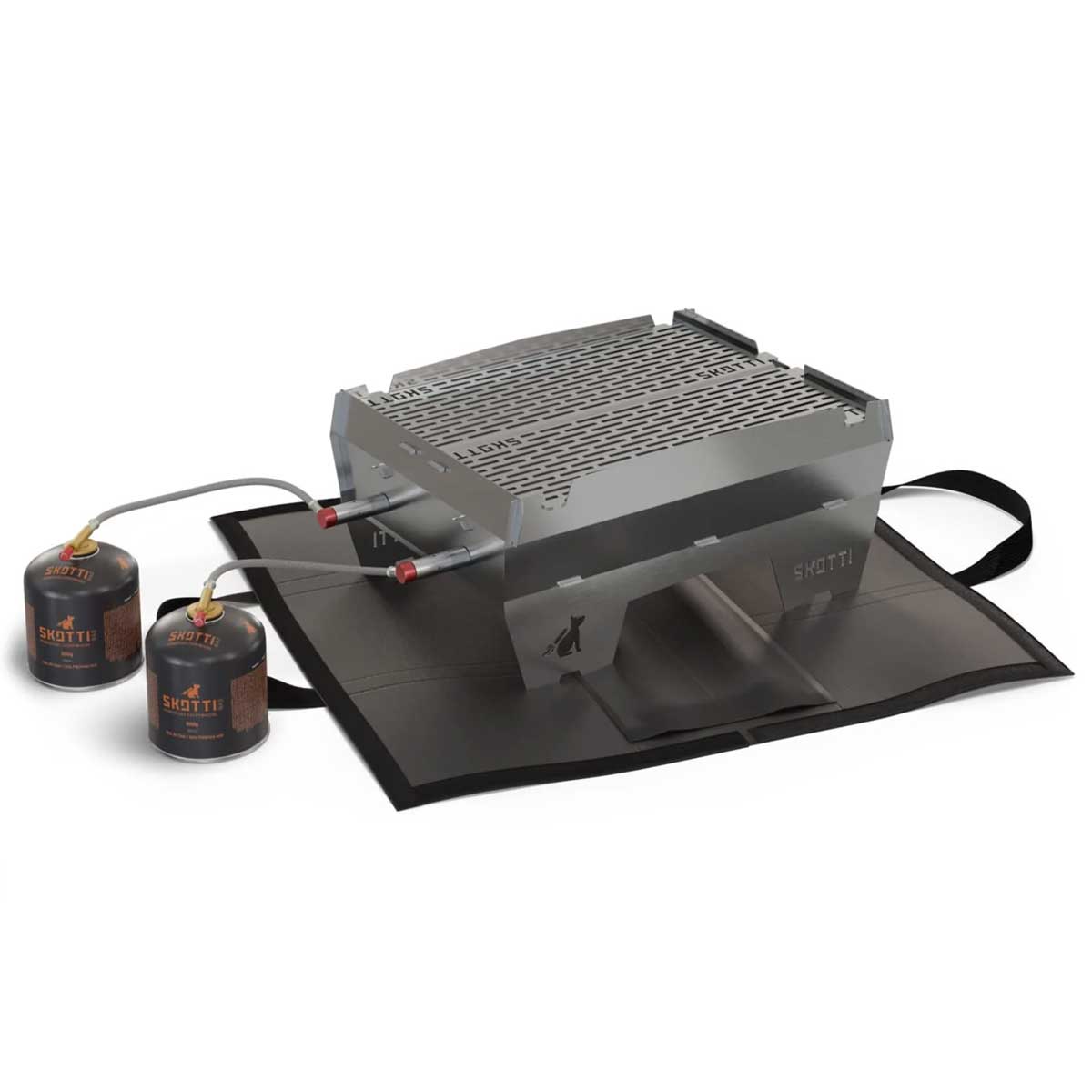 Skotti Grill Max – Steckbarer Edelstahl Gasgrill XL