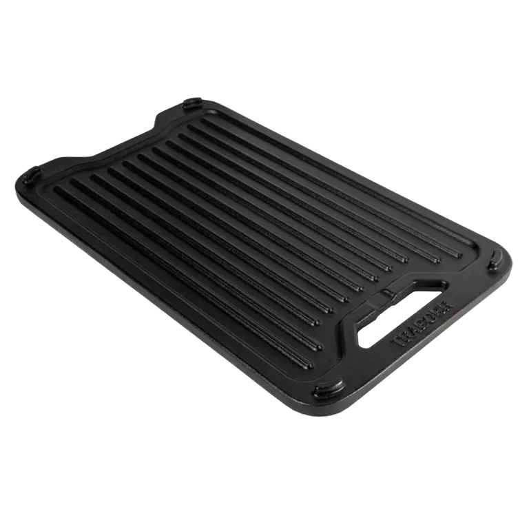 Traeger ModiFIRE® Gusseisen-Grillplatte (wendbar) – Maximale Vielseitigkeit für deinen Pelletgrill