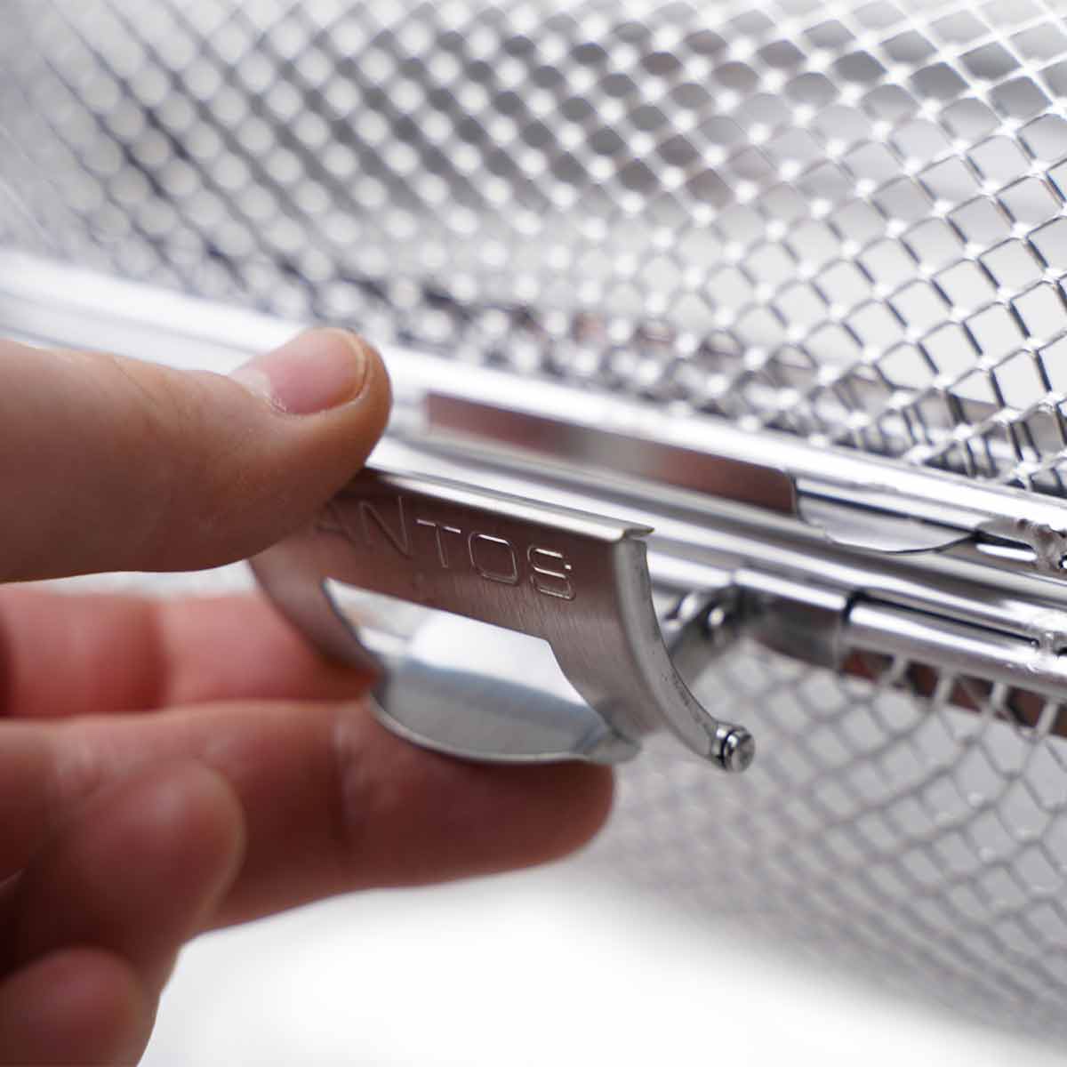 SANTOS Drehspieß Korb | Edelstahl 