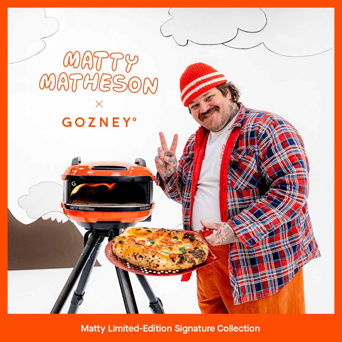 Matty Matheson mit Gozney Venture Pizzaschieber